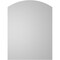Ekena Millwork Arch Top Surface Mount PVC Gable Vent: Functional, w/ 2"W x 2"P Brickmould Sill Frame, 18"W x 24"H GVPAR18X2403SF - alternate 5